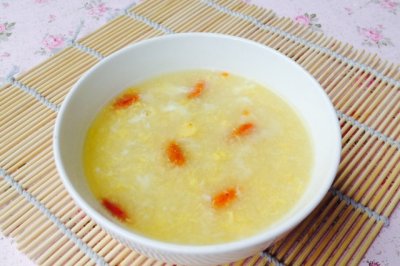 养生早餐之健脾养胃--鸡蛋小米粥
