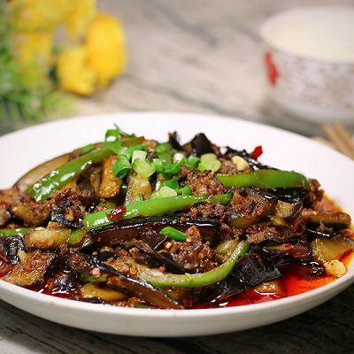 酱香肉末茄子